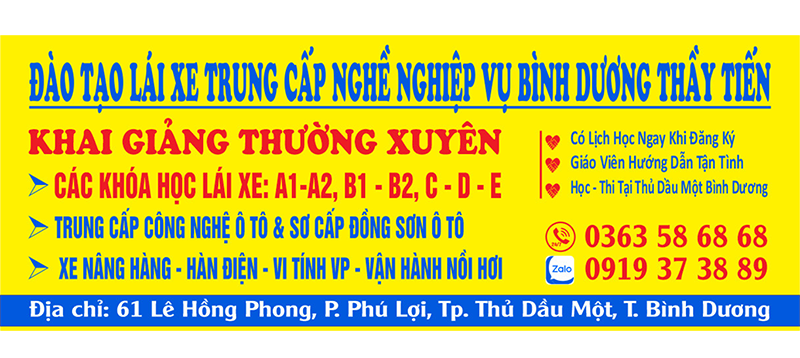 Hồ sơ học viên trường lái xe ô tô Thầy Tiến Bình Dương giá rẻ nhất